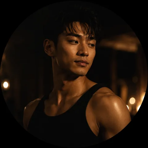 20代の男性セラピストのポートレート（イメージ）